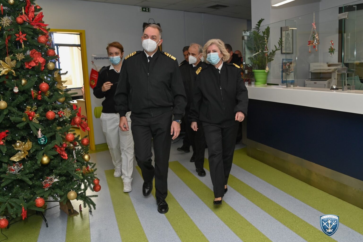 Επίσκεψη Α/ΓΕΝ στο ΝΝΑ για ευχές